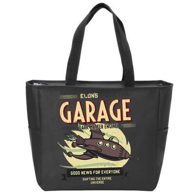 Elon Musk Fan Zip Tote Bag