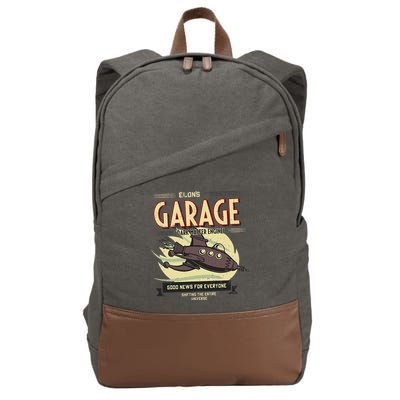 Elon Musk Fan Cotton Canvas Backpack