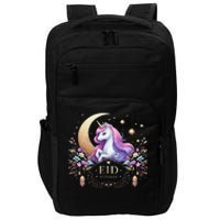 Eid Mubarak For K.Ids Mom Girl Eid Mubarak Unicorn Cute Gift Impact Tech Backpack