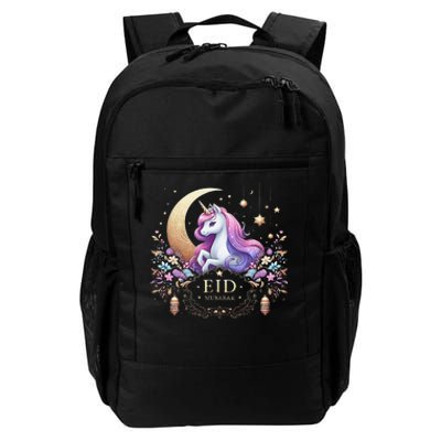 Eid Mubarak For K.Ids Mom Girl Eid Mubarak Unicorn Cute Gift Daily Commute Backpack