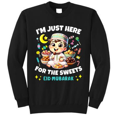 Eid Mubarak Funny Happy Eid Al Fitr Eid Al Adha Sweets Sweatshirt