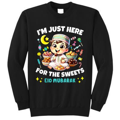 Eid Mubarak Funny Happy Eid Al Fitr Eid Al Adha Sweets Tall Sweatshirt