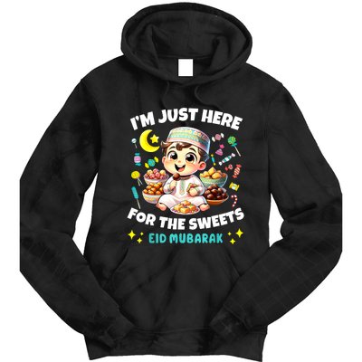 Eid Mubarak Funny Happy Eid Al Fitr Eid Al Adha Sweets Tie Dye Hoodie