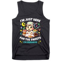 Eid Mubarak Funny Happy Eid Al Fitr Eid Al Adha Sweets Tank Top