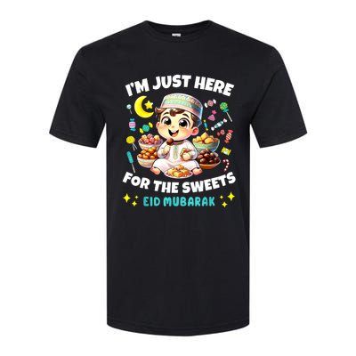 Eid Mubarak Funny Happy Eid Al Fitr Eid Al Adha Sweets Softstyle CVC T-Shirt