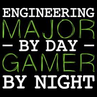 Engineering Major Gamer Night Student Gaming Engineer Gift Impact Tech Backpack