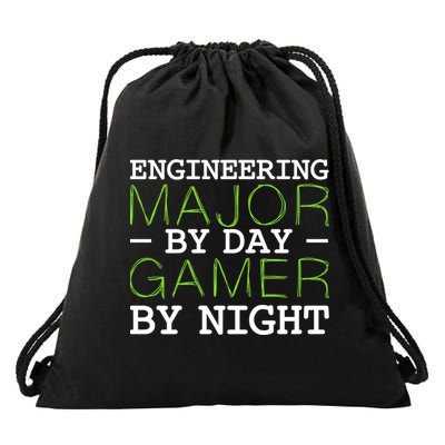 Engineering Major Gamer Night Student Gaming Engineer Gift Drawstring Bag