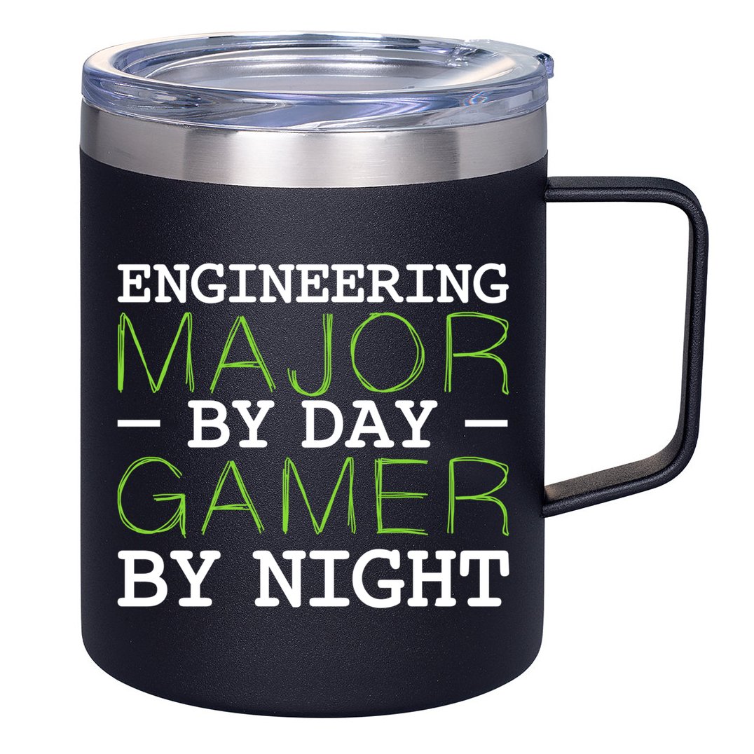 Engineering Major Gamer Night Student Gaming Engineer Gift 12oz Stainless Steel Coffee Mug