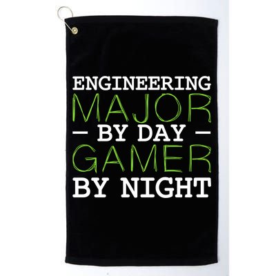 Engineering Major Gamer Night Student Gaming Engineer Gift Golf Towel