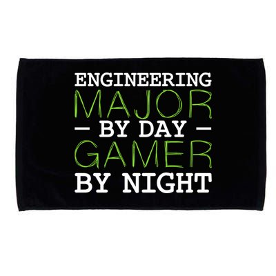 Engineering Major Gamer Night Student Gaming Engineer Gift Microfiber Hand Towel