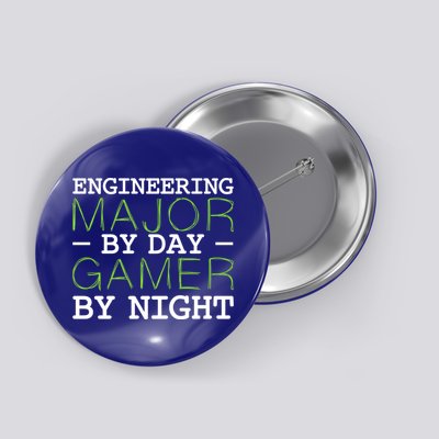 Engineering Major Gamer Night Student Gaming Engineer Gift Button
