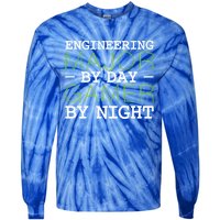 Engineering Major Gamer Night Student Gaming Engineer Gift Tie-Dye Long Sleeve Shirt