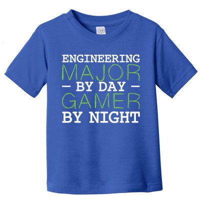 Engineering Major Gamer Night Student Gaming Engineer Gift Toddler T-Shirt