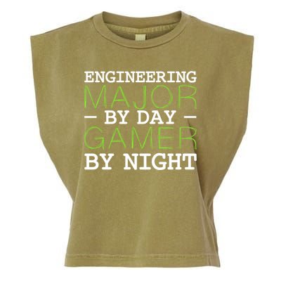 Engineering Major Gamer Night Student Gaming Engineer Gift Garment-Dyed Women's Muscle Tee