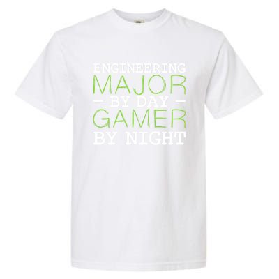 Engineering Major Gamer Night Student Gaming Engineer Gift Garment-Dyed Heavyweight T-Shirt