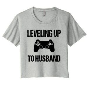 Engaget Meaningful Gift For Groom Video Game Lovers Women's Crop Top Tee