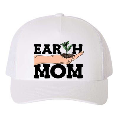 Earth Mom Gardening Plant Earth Day Planting Mother Gift Yupoong Adult 5-Panel Trucker Hat