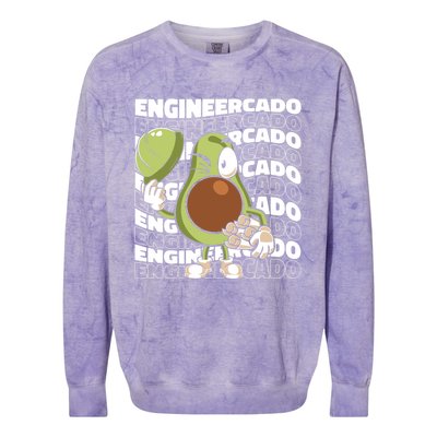 Engineercado Meaningful Gift Mechanical Civil Engineer Funny Engineering Gift Colorblast Crewneck Sweatshirt