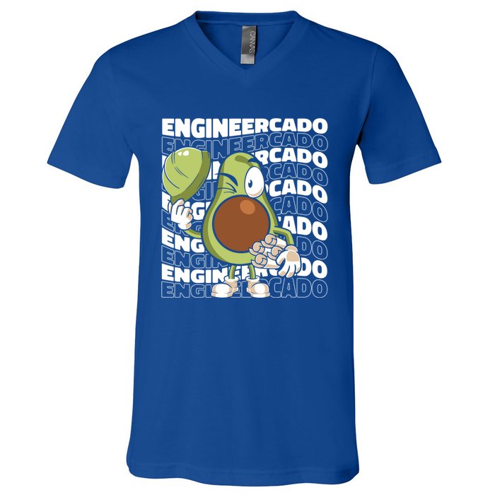 Engineercado Meaningful Gift Mechanical Civil Engineer Funny Engineering Gift V-Neck T-Shirt