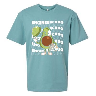 Engineercado Meaningful Gift Mechanical Civil Engineer Funny Engineering Gift Sueded Cloud Jersey T-Shirt