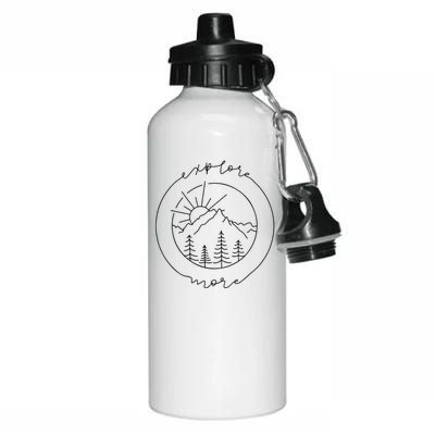 Explore More Gift Adventurer Gift Camping Gift Aluminum Water Bottle 