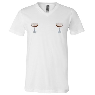 Espresso Martini Graphic V-Neck T-Shirt