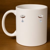 Espresso Martini Graphic 11oz C Handle Ceramic Mug