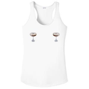 Espresso Martini Graphic Ladies PosiCharge Competitor Racerback Tank