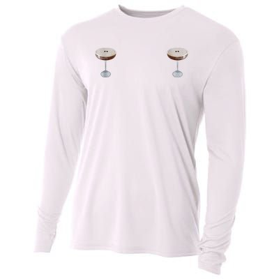 Espresso Martini Graphic Cooling Performance Long Sleeve Crew