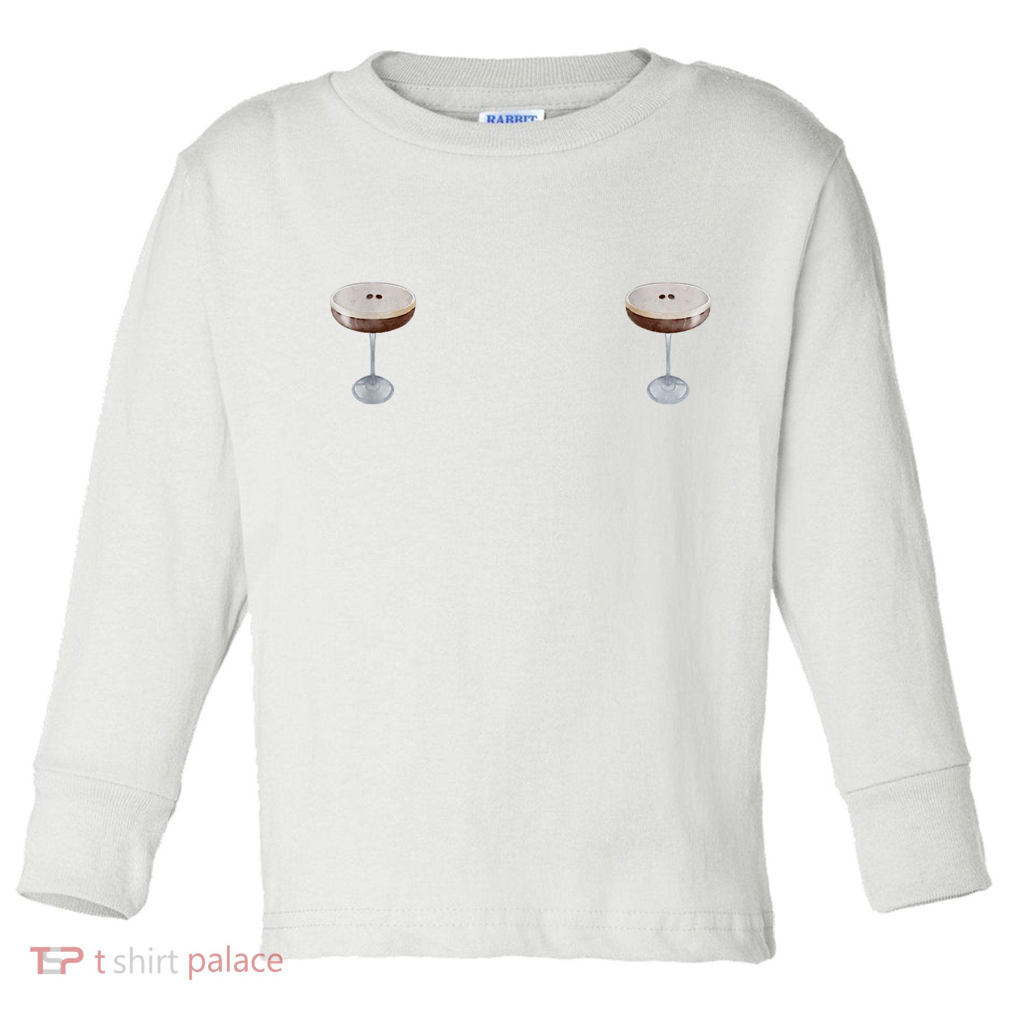 Espresso Martini Graphic Toddler Long Sleeve Shirt