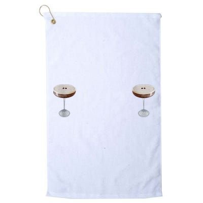 Espresso Martini Graphic Golf Towel