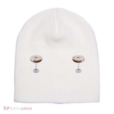 Espresso Martini Graphic Short Acrylic Beanie