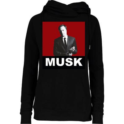 Elon Musk Gift Womens Funnel Neck Pullover Hood