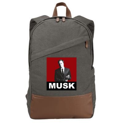 Elon Musk Gift Cotton Canvas Backpack