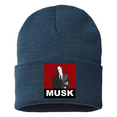 Elon Musk Gift Sustainable Knit Beanie