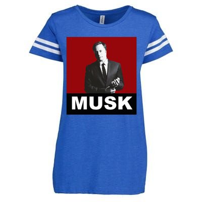 Elon Musk Gift Enza Ladies Jersey Football T-Shirt