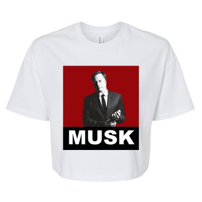 Elon Musk Gift Bella+Canvas Jersey Crop Tee