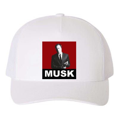 Elon Musk Gift Yupoong Adult 5-Panel Trucker Hat