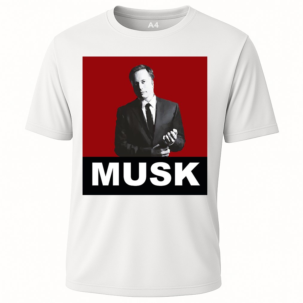 Elon Musk Gift Cooling Performance Crew T-Shirt