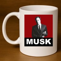 Elon Musk Gift 11oz C Handle Ceramic Mug
