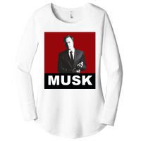 Elon Musk Gift Women's Perfect Tri Tunic Long Sleeve Shirt