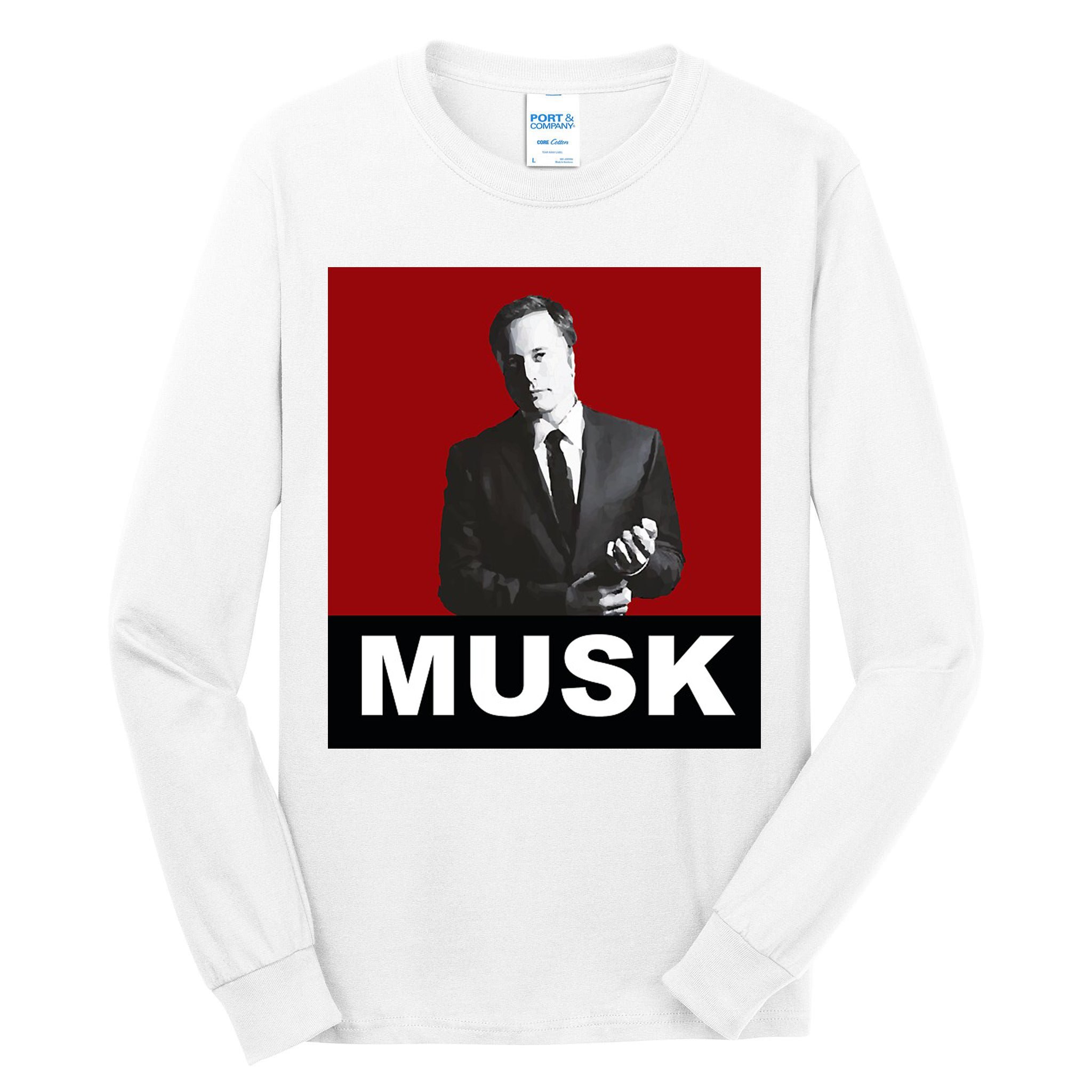 Elon Musk Gift Tall Long Sleeve T-Shirt
