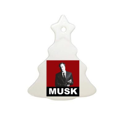 Elon Musk Gift Ceramic Tree Ornament