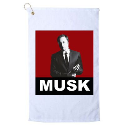 Elon Musk Gift Platinum Collection Golf Towel