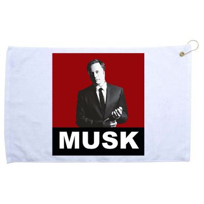 Elon Musk Gift Grommeted Golf Towel