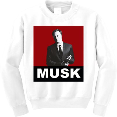 Elon Musk Gift Kids Sweatshirt