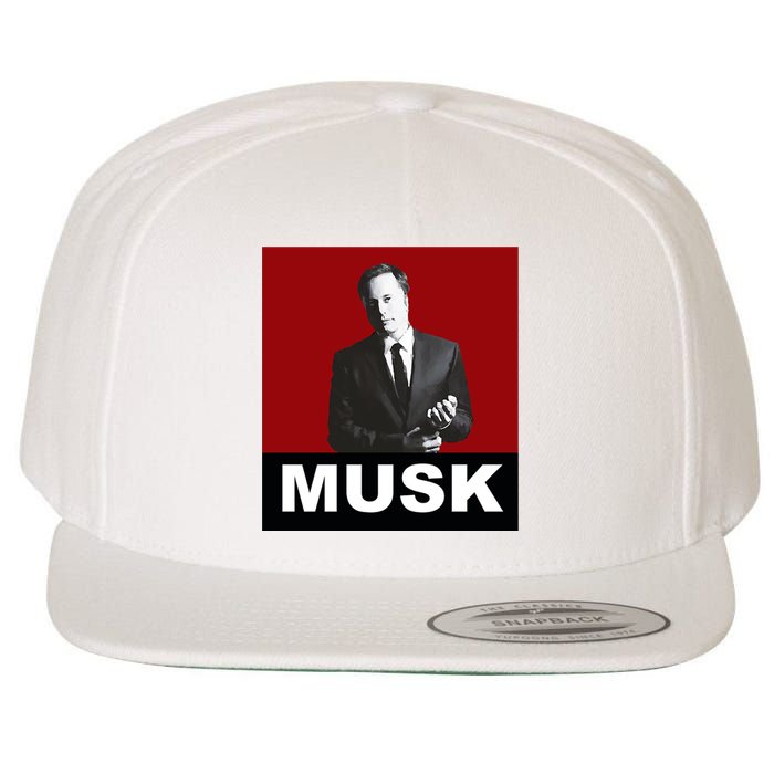 Elon Musk Gift Wool Snapback Cap