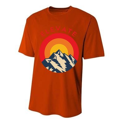 Elevate Mountains Gift Performance Sprint T-Shirt