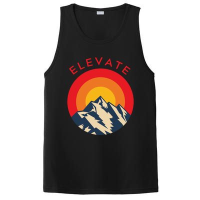 Elevate Mountains Gift PosiCharge Competitor Tank