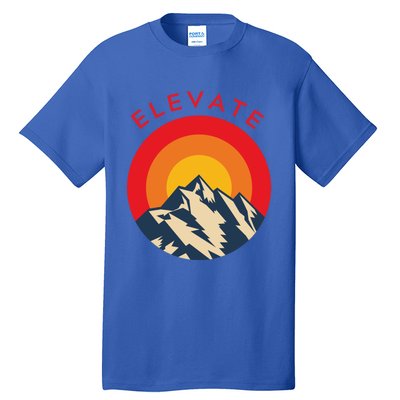 Elevate Mountains Gift Tall T-Shirt